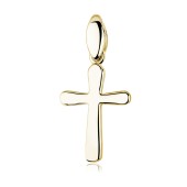 Cruciulita argint placată cu aur galben DiAmanti K0049G-DIA